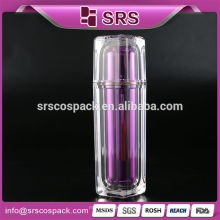 Neue Desigh Crystal Suqare Kosmetik Lotion Pump Flasche Und Luxus Hautpflege 30ml 50ml 80ml 120ml Clear Plastic Flaschen mit Caps